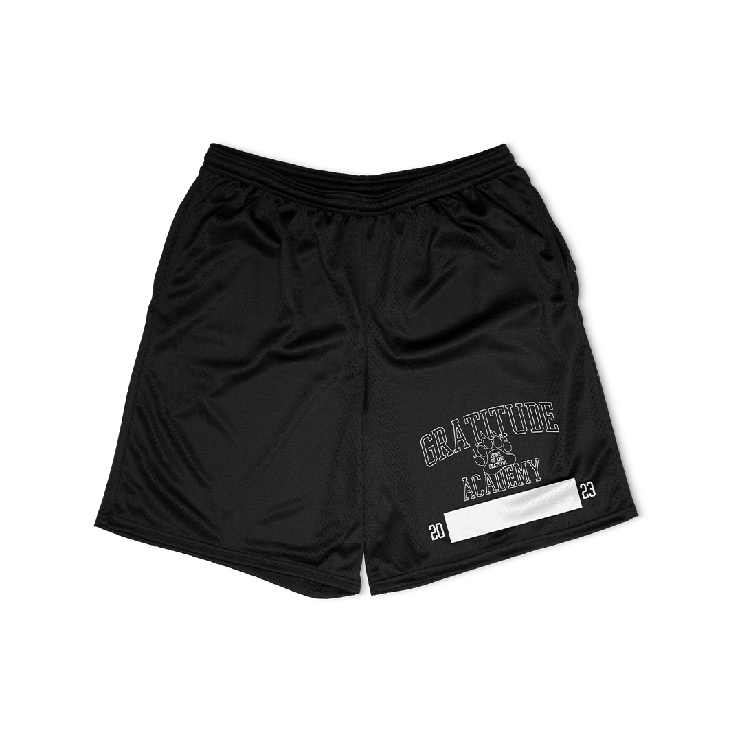 Gratitude Academy Shorts (Black)