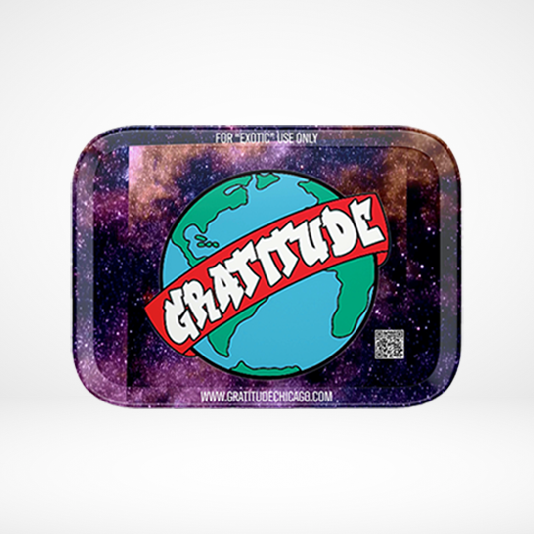 Gratitude Tin Rolling Tray