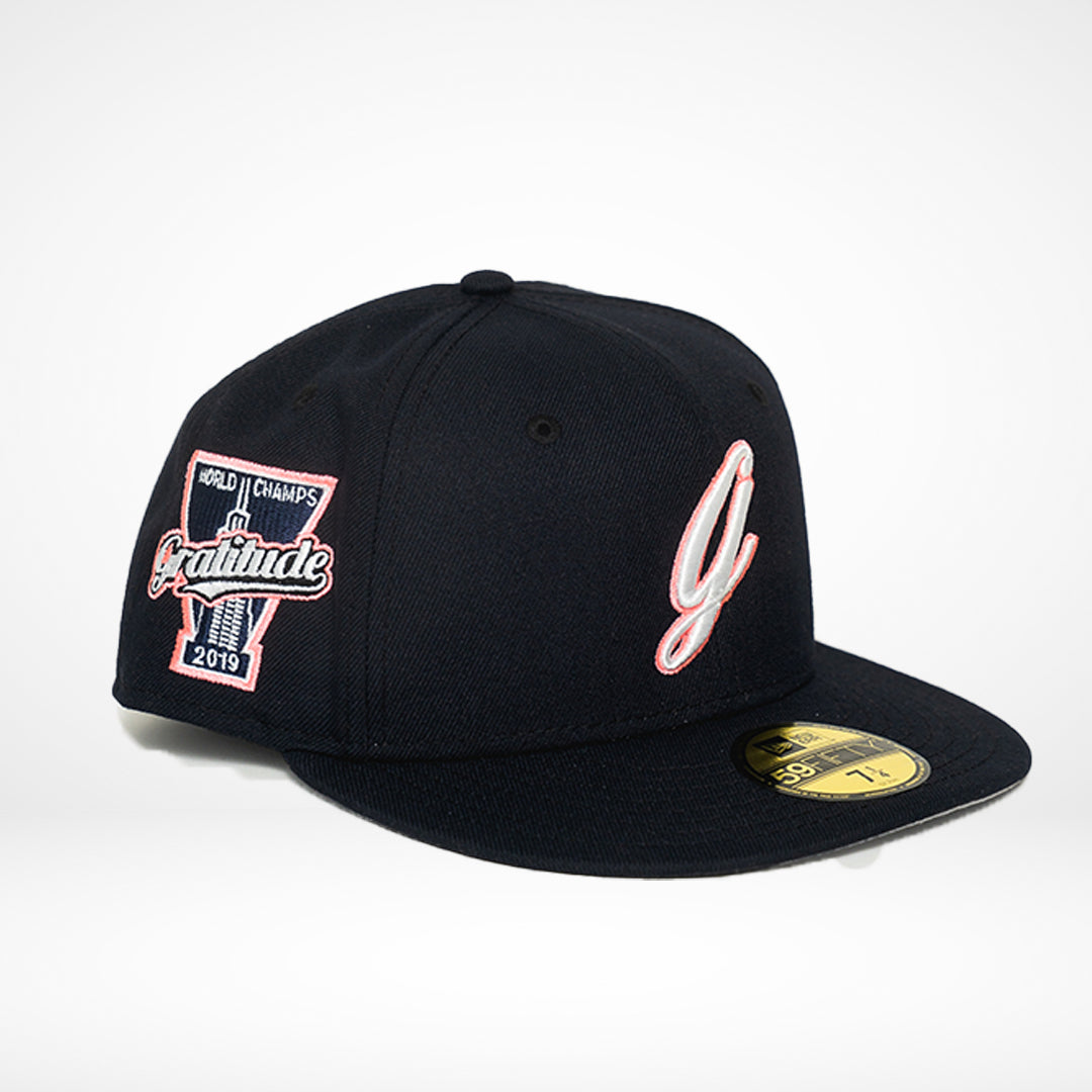 Script G Fitted (Navy Blue)