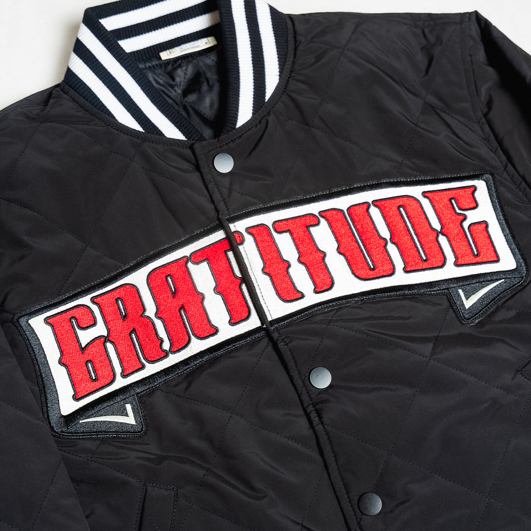 Chop Shop Quilted Bomber Jacket