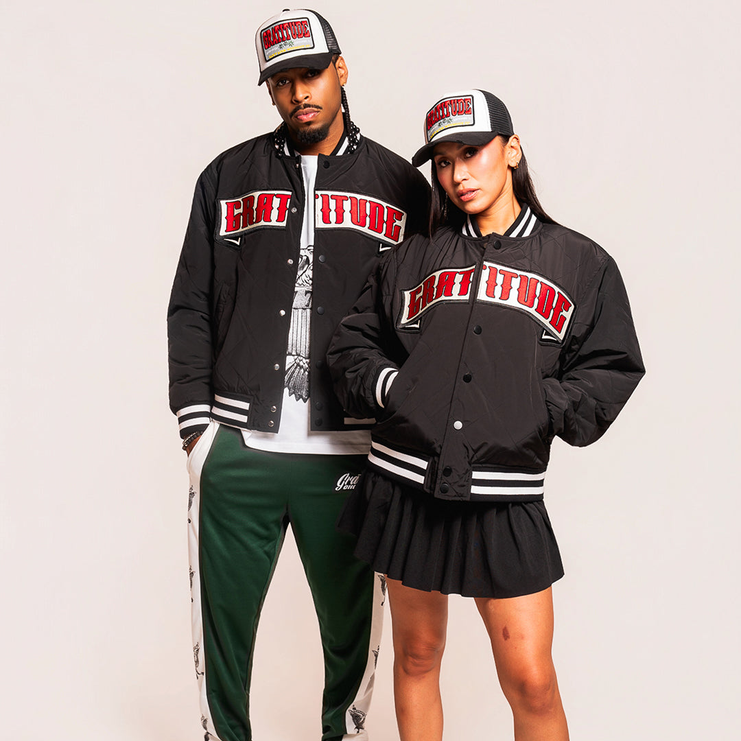 Chop Shop Quilted Bomber Jacket