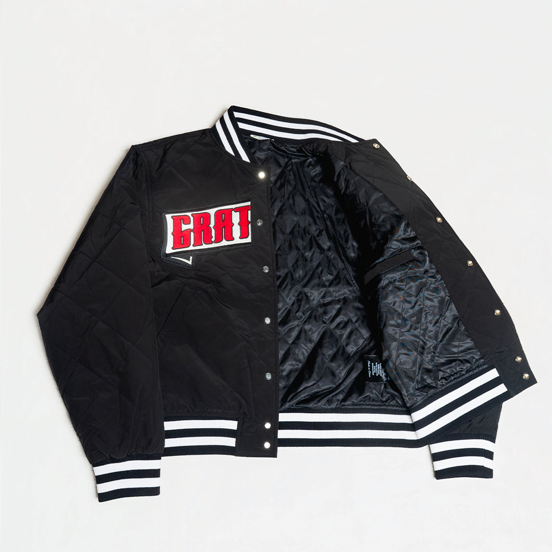 Chop Shop Quilted Bomber Jacket