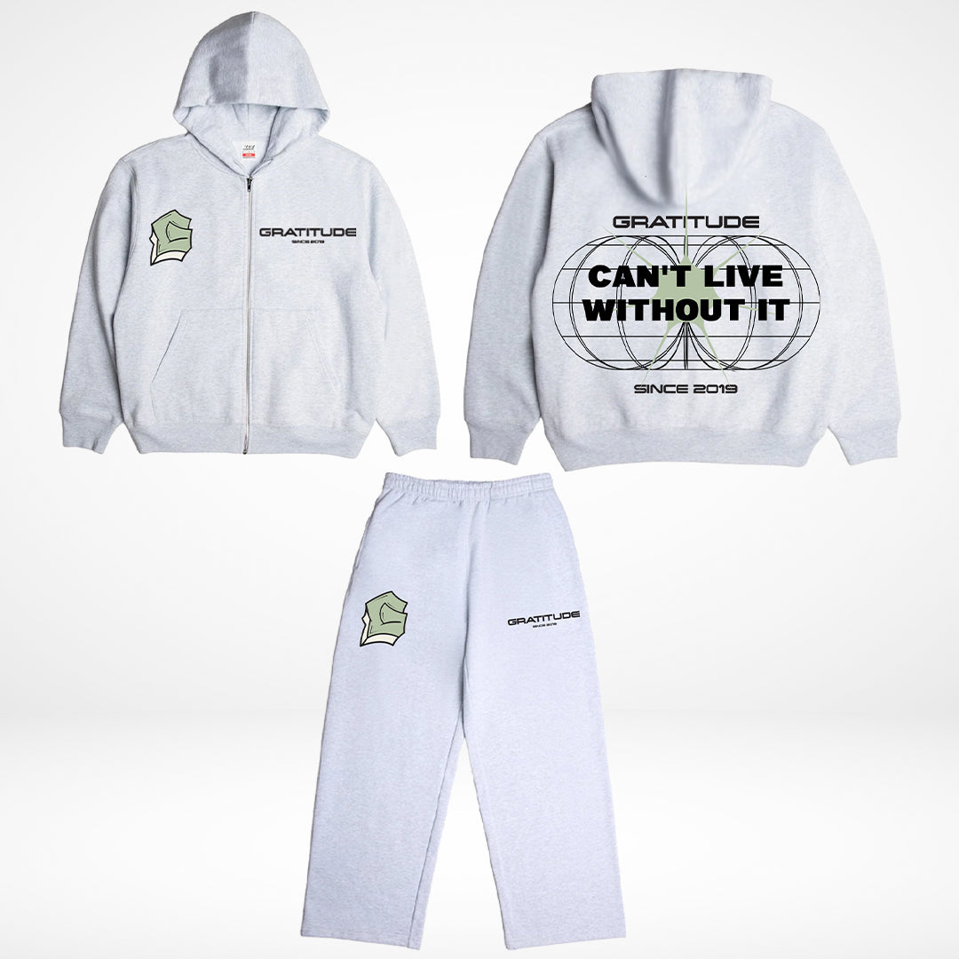 Gratitude Logo Suit (Ash Grey)