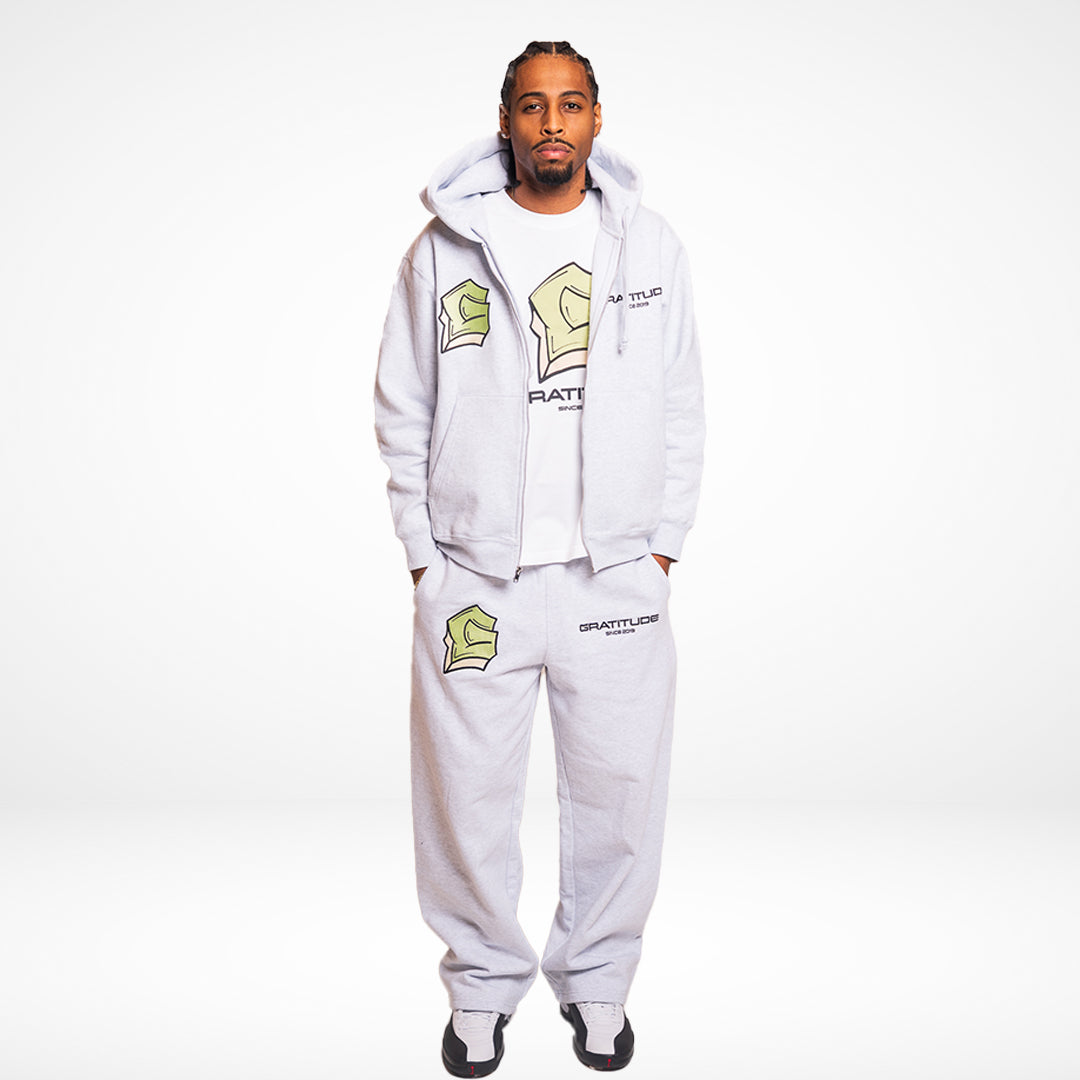 Gratitude Logo Suit (Ash Grey)